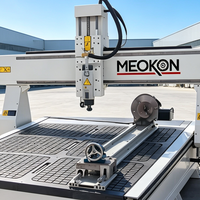 Machine de découpe CNC pour le travail du bois, 3/4 axes, pour la fabrication d'armoires de cuisine, avec axe rotatif 3D