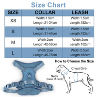 Harnais pour chien en néoprène ajustable, respirant, simple et tendance, avec logo personnalisable en spandex et laisse mains libres facile à utiliser.