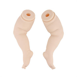 Muñecas de Bebé Recién Nacido sin Pintar con Sensación Realista, Adorables Kits de Muñecas de Silicona <span class=keywords><strong>Reborn</strong></span> para DIY - Product Image 4