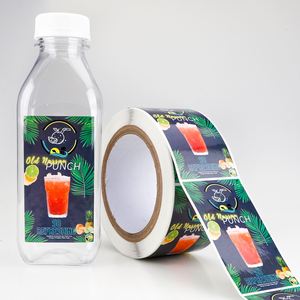 Étiquette de yaourt bio 500g faible en gras saveur vanille, autocollant en papier semi-circulaire avec code-barres - Product Image 5