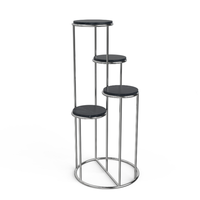 Sac personnalisé présentoir de magasin or noir vitrine vitrine présentoir