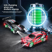 Remolque de Coche RC 1:64 con Luces, Control Remoto 2.4G, Control por App, Alcance de 20m, Modelo Eléctrico de Metal Fundido a Presión, Listo para Usar, Cable USB, Experto