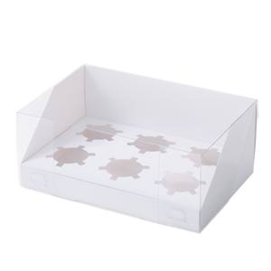 صندوق تغليف ورقي شفاف وجديد للكاب كيك والحلويات والمعجنات والمافن، مجموعات من قطعتين و4 و6 قطع للاستخدام الغذائي - Product Image 6