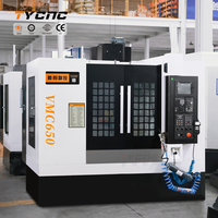 Centre d'usinage vertical CNC 3/4/5 axes VMC650 de Chine avec broche taïwanaise pour le métal