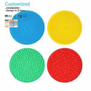 Tappetini Sensoriali in Silicone EDULAND OEM ODM, Cuscinetti Tattili per Bambini, Giocattoli Montessori per <span class=keywords><strong>Autismo</strong></span> ADHD, Calmanti per Aula e Scrivania - Product Image 1