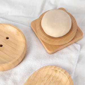 Быстрая доставка: Экологичная подставка для мыла из натурального дерева с дренажем, бамбуковая мыльница для ванной комнаты - Product Image 5