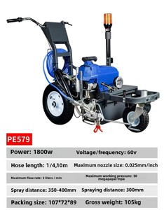 La mejor venta eléctrica <span class=keywords><strong>para</strong></span> garaje, máquina de trazado de señalización vial sin aire, potente pistola pulverizadora en frío <span class=keywords><strong>para</strong></span> pintura de látex - Product Image 5