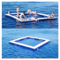 Tapis d'eau gonflable flottant pour bateau, petit, île, couleur personnalisée, dock d'air à vendre, livraison gratuite