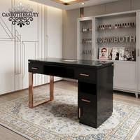 Table de manucure de salon de luxe avec collecteur de poussière CB-M888A