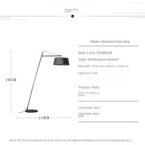 Lámpara de Pie de Hierro de Diseño Nórdico Creativo con Base LED E27, Altura Ajustable e Impermeable para Sala de Estar - Product Image 5