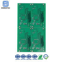 Panneau vert Rogers PCB multicouche haute fréquence pour micro-ondes, fabrication en série d'électronique, fourniture OEM personnalisée en usine