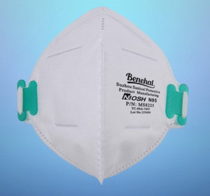 <span class=keywords><strong>NIOSH</strong></span> disetujui untuk Respirator setengah wajah sekali pakai 4-Layer kain non-tenun masker debu MS8225 EN149 bersertifikat tahan debu - Product Image 2