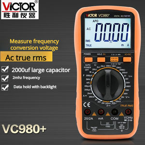 VICTOR VC9806 Evrensel Multimetre - Yüksek Hassasiyetli Dijital 4.5 Haneli Elektrik Test Özel Fonksiyonlu Ölçüm Cihazı - Product Image 3