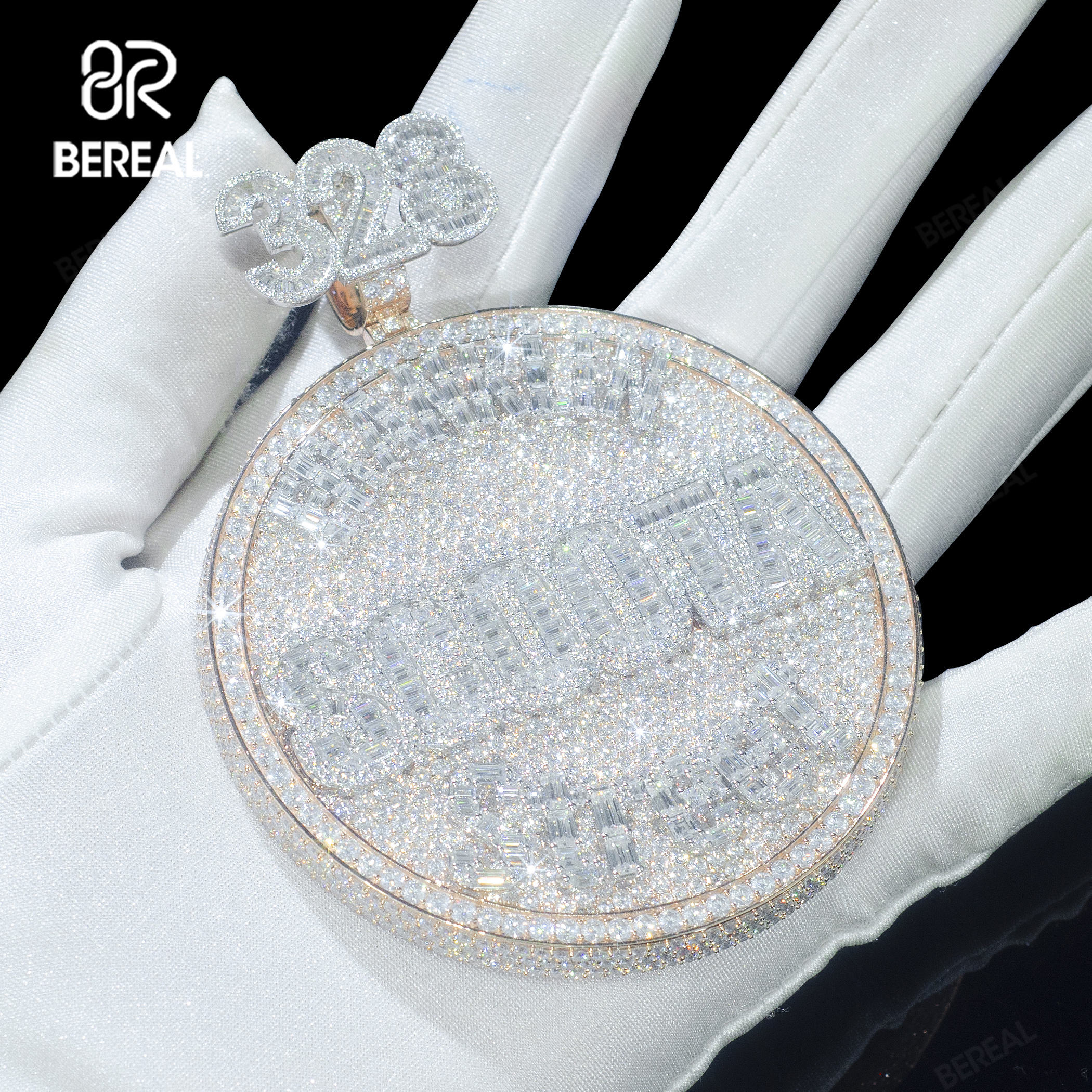 3 inches Moissanite+S925