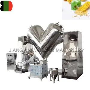 WLV HJF in stock dry health care product food tea powder granule mixing blending v type mixer blender machine