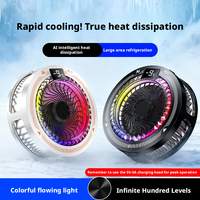 Refroidisseur de téléphone AntarcChill Ultra-Light 86g TEC, design fin 25 mm, ventilateur silencieux, 5 modes de refroidissement, refroidisseur RGB pour une utilisation quotidienne et pour le jeu