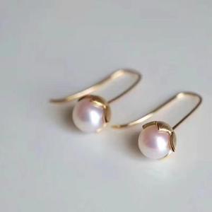 Accesorios de Plata S925 para Perlas DIY, Soporte Hueco para Pendientes con Perlas Redondas de 8-9mm, con Pendientes Elegantes de Perlas 21705 - Product Image 3