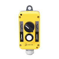 Télécommande industrielle étanche IP65 XDL10-EPBD2 à 2 trous 10A 1NO pour grue, boîtier de commande à bouton-poussoir, contrôleur pendentif