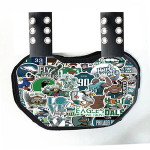 อุปกรณ์ป้องกันสำหรับหมวกกันน็อคสำหรับผู้ใหญ่แผ่นหลังอเมริกันฟุตบอลสำหรับเด็กและผู้ใหญ่ที่มีแผ่นรองไหล่และหลังส่วนล่าง - Product Image 6