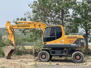 Máquina excavadora de ruedas Hyundai 2019 usada, origen de Corea del 150, maquinaria pesada de segunda mano, modelo del año-7 - Product Image 3
