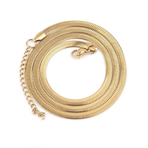 Collar de Acero de Titanio Meiya, Cadena con Forma de Corazón, Color Oro y Plata, Joyería de Moda, Regalo - Product Image 5