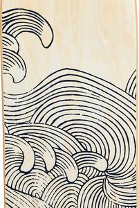 Gỗ treo tường ván lướt sóng trống sáng tạo co-op ven biển trang trí ván lướt sóng thiết kế che treo dọc hoặc ngang - Product Image 3