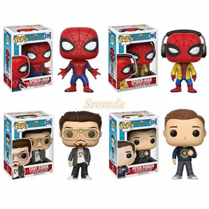 Hochwertiger Superheld Tony Stark #226 Spiderman #265 PVC Action figur Sammlung Modell Spielzeug Vinyl Figur