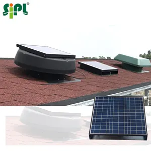 Extractor de techo alimentado por energía Solar, ventilación ecológica para granja avícola, ventilación de aire Gable para ático, color verde, 0 coste, 14 pulgadas