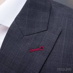 Traje de Boda para Hombre de Alta Calidad, Hecho a Medida en Tailandia por Steve & James, 100% Lana, Corte Entallado - Product Image 3