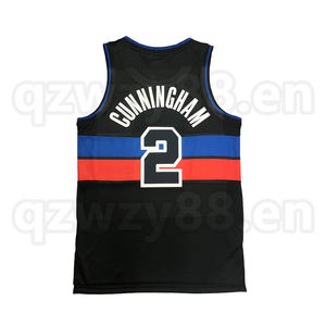 Listo para enviar Ivey Detroit Pistons Baloncesto Jersey ROSE CUNNINGHAM Uniformes de baloncesto de la mejor calidad - Product Image 2
