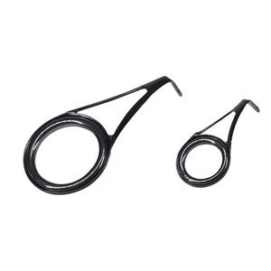Blanco de plata No daño a línea de pesca aparejos de pesca rod guías anillo utilizado para flujo de polo - Product Image 5