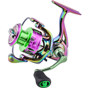 <span class=keywords><strong>Moulinet</strong></span> de pêche à la ligne en métal coloré arc-en-ciel série RB, <span class=keywords><strong>moulinet</strong></span> de pêche en mer à longue portée - Product Image 1