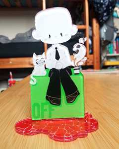 Support en acrylique simple pour figurine anime OEM/ODM, modèle <span class=keywords><strong>Elsen</strong></span> - Product Image 4