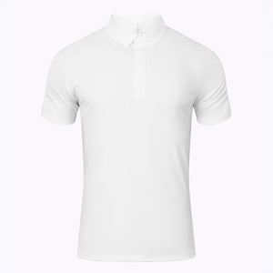 เสื้อโปโลโปรโมชั่น สีขาวล้วน แขนสั้น ระบายอากาศได้ดี แห้งเร็ว สำหรับผู้ใหญ่ ใส่ได้ทั้งชายและหญิง ชุดกีฬา - Product Image 1