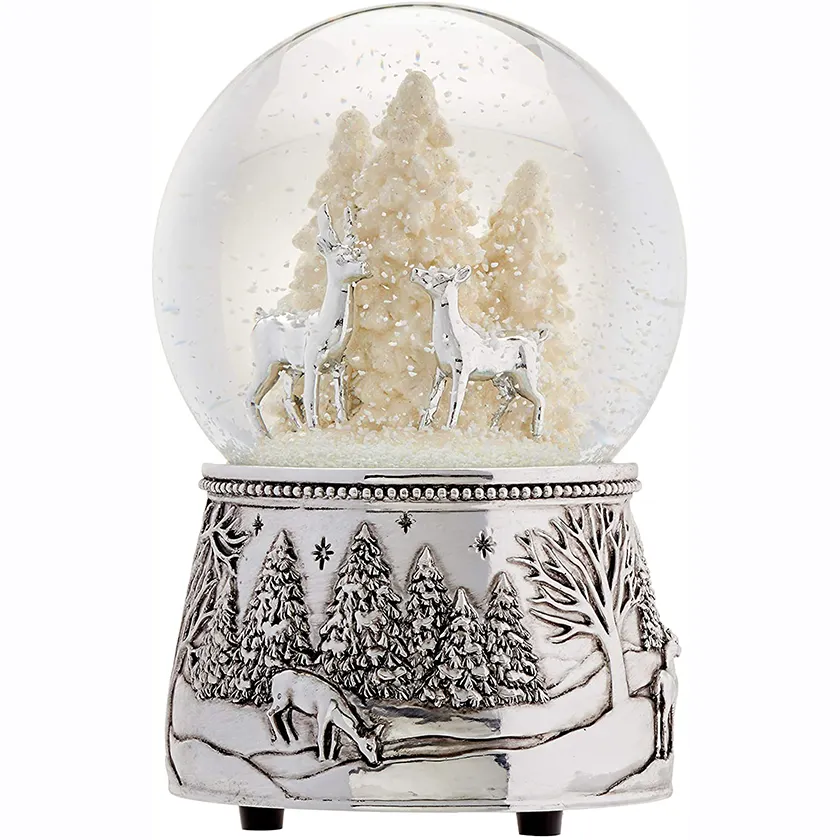 Snowglobe di natale rilegato polo nord all'ingrosso personalizzato