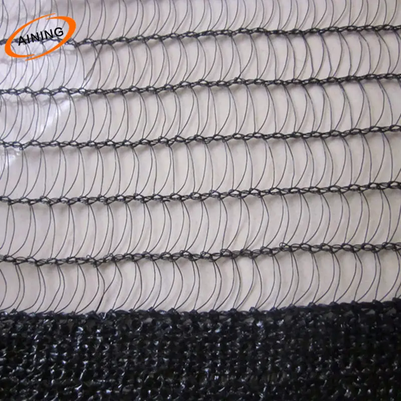 Factory 100% HDPE black mesh fabric paintball net windbreak net