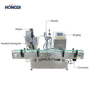 Machine de remplissage automatique de pâte chauffée avec convoyeur pour produits cosmétiques et à haute viscosité - Product Image 3