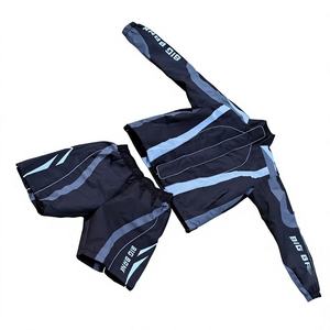 Custom Wholesale High Quality Nylon Polyester <b>Retro</b> Color Block Racing Style Paneled Men's <b>Tracksuit</b> Set - Product Image 3