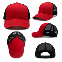 Casquette de baseball color block respirante à visière incurvée avec dos en maille, unisexe, séchage rapide pour activités de plein air – Grande vente estivale