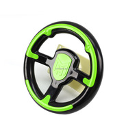 Mise à niveau du jeu d'intérieur de course pour enfants avec opération de pièces de monnaie Nouvelle simulation de conduite de course et volant