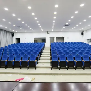 Foshan supplier plastic auditorium chair with tablet for school and theatre