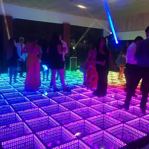 dj disco music sparklers magnet 3d mirror led display dance floor for rent miami