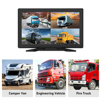 Cámara de Tablero Portátil Industrial de 4 Canales, Grabadora de Video para Camiones, Grabación HD, Control por Voz, Pantalla Táctil IPS para Operaciones Mineras