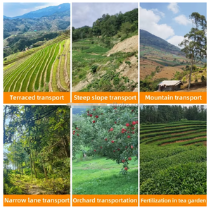 รถรางขนส่งทางการเกษตรแบบใช้มอเตอร์ความเร็วสูง ประหยัดแรงงาน สำหรับเก็บเกี่ยวผลปาล์มน้ำมันในเอเชียตะวันออกเฉียงใต้ - Product Image 5