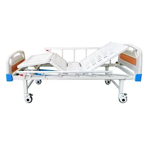 ISO CE Approved Hebei Double Crank Good Price Manual Medical Hospital Beds