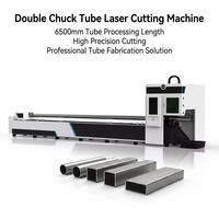 Machine de découpe laser à fibre haute vitesse pour tubes carrés, tuyaux, acier inoxydable, conception de support pour métal, prise en charge graphique IA BMP