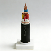 Kabel VFD Inti Tembaga Berisolasi XLPE Berlapis PVC Terproteksi 0.6/1kV untuk Sistem Motor Inverter Peralatan Listrik Industri
