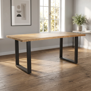 Heavy-Duty Solid <b>Oak</b> <b>Table</b> <b>Tops</b> for Industrial and Commercial Use-Durable Construction - Product Image 3