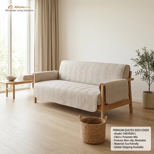 Funda Protectora para Cojín de <span class=keywords><strong>Sofá</strong></span> Elástica de Poliéster Sólido de 5 Colores, Antideslizante, para <span class=keywords><strong>Sofá</strong></span> de Hogar - Product Image 6