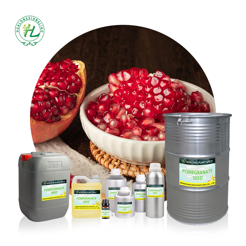 Hl-fournisseur d'huiles essentielles de fruits biologiques, 1kg, huile de support d'huile de graine de grenade de dinde en vrac pour la peau, le visage et les cheveux | Pressé à froid